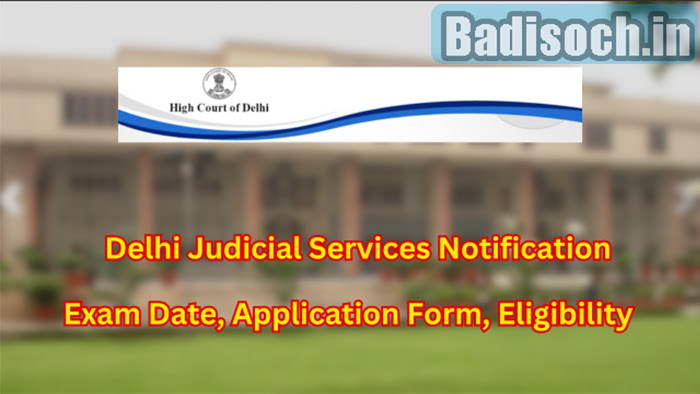 Delhi Judicial Services Notification