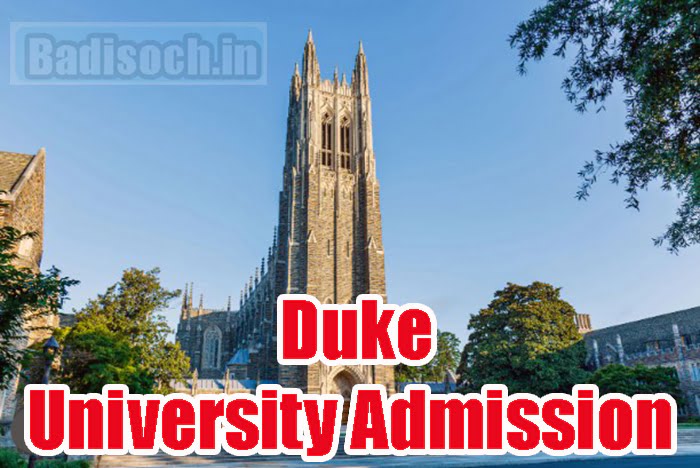 Duke University Admission 2024