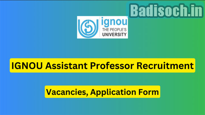 IGNOU Assistant Professor Recruitment
