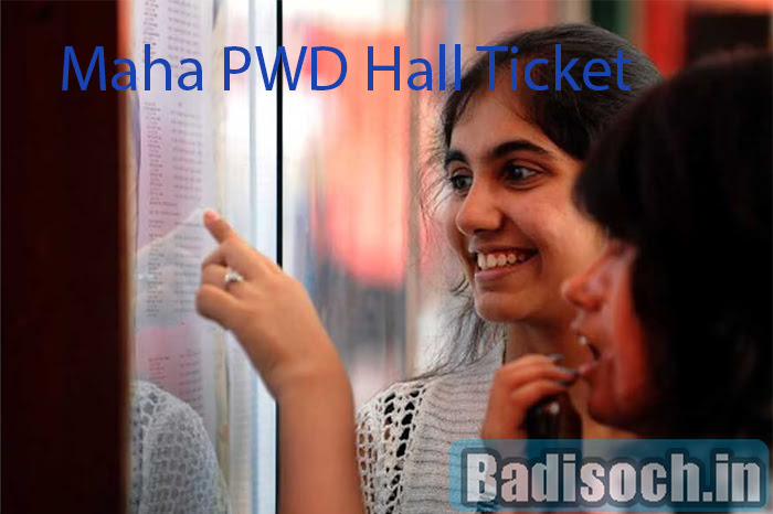 Maha PWD Hall Ticket