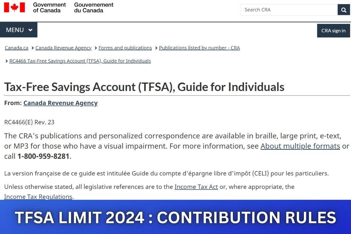 TFSA Limit