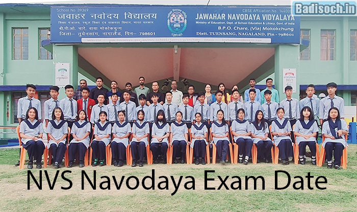 NVS Navodaya Exam Date 2024
