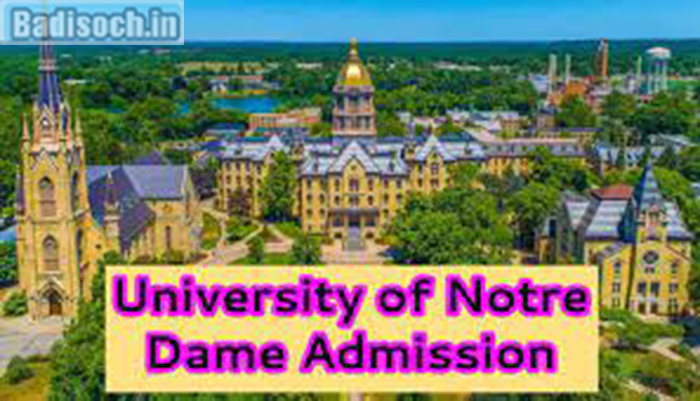 University of Notre Dame Admission 2024